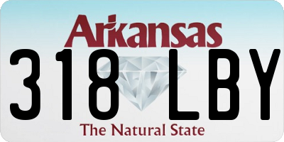 AR license plate 318LBY