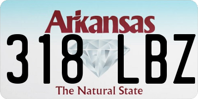 AR license plate 318LBZ