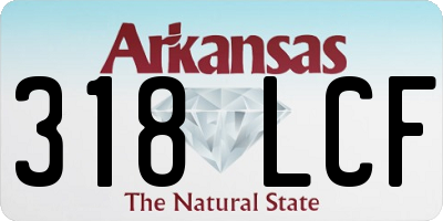 AR license plate 318LCF