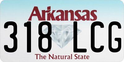 AR license plate 318LCG