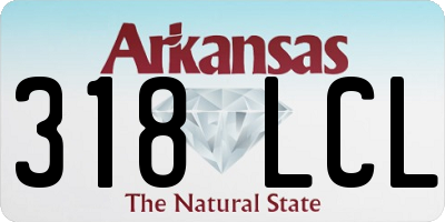 AR license plate 318LCL