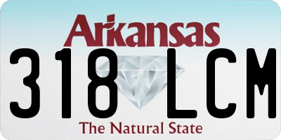 AR license plate 318LCM