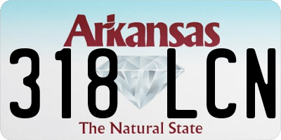 AR license plate 318LCN