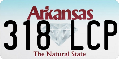 AR license plate 318LCP