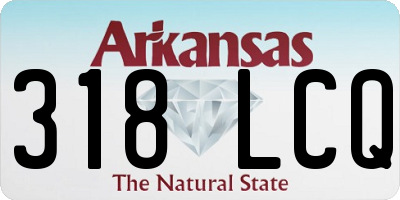 AR license plate 318LCQ