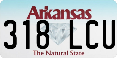 AR license plate 318LCU