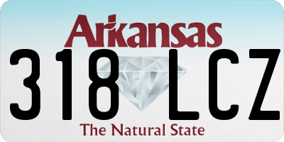 AR license plate 318LCZ