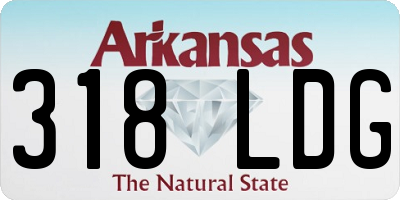 AR license plate 318LDG