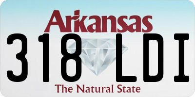 AR license plate 318LDI