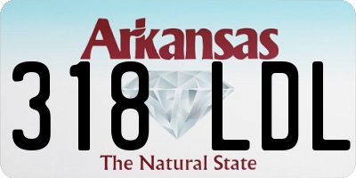 AR license plate 318LDL