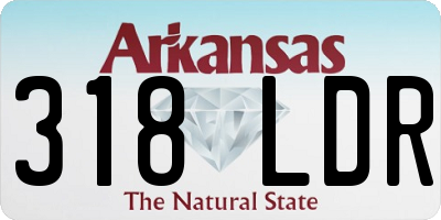 AR license plate 318LDR