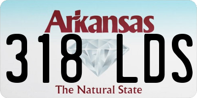 AR license plate 318LDS