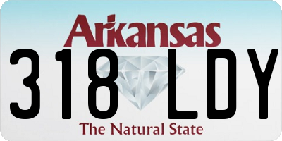 AR license plate 318LDY