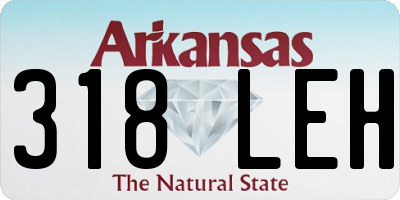 AR license plate 318LEH