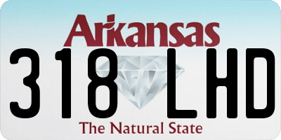 AR license plate 318LHD
