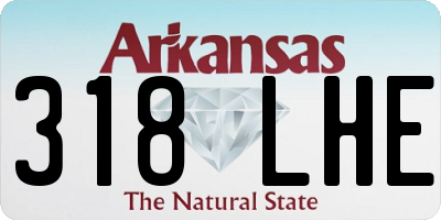 AR license plate 318LHE