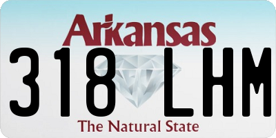 AR license plate 318LHM