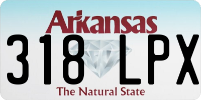 AR license plate 318LPX