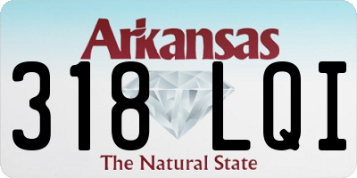 AR license plate 318LQI