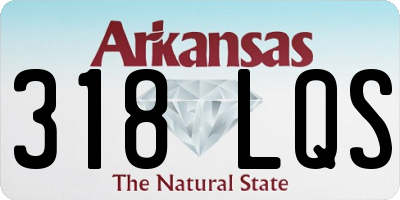 AR license plate 318LQS