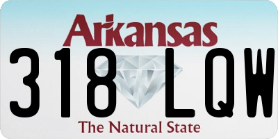 AR license plate 318LQW