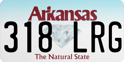 AR license plate 318LRG