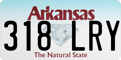 AR license plate 318LRY