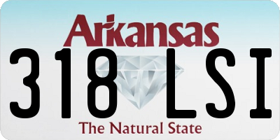 AR license plate 318LSI