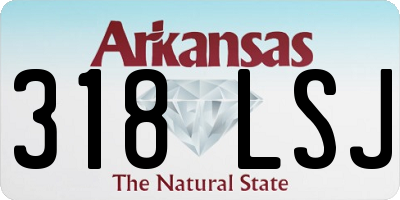 AR license plate 318LSJ