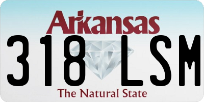 AR license plate 318LSM