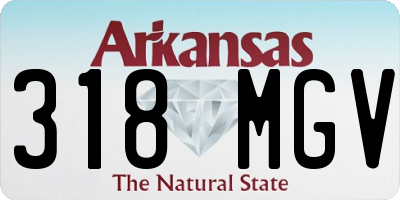 AR license plate 318MGV