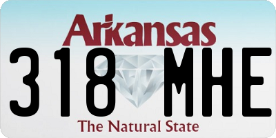 AR license plate 318MHE