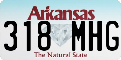 AR license plate 318MHG