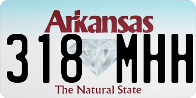 AR license plate 318MHH