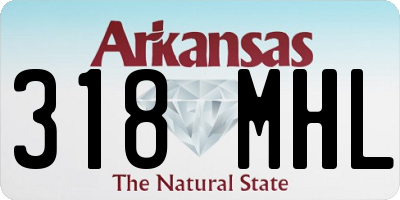 AR license plate 318MHL