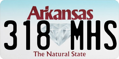 AR license plate 318MHS