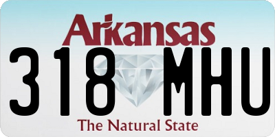 AR license plate 318MHU