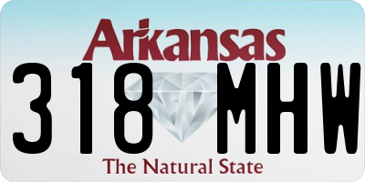 AR license plate 318MHW