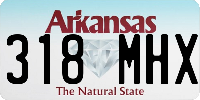 AR license plate 318MHX