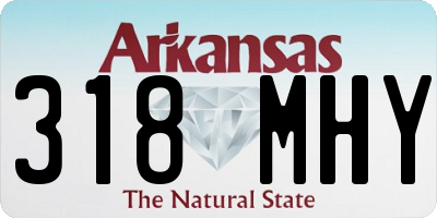 AR license plate 318MHY
