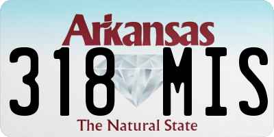 AR license plate 318MIS