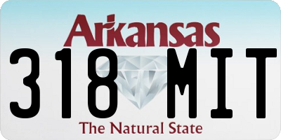 AR license plate 318MIT