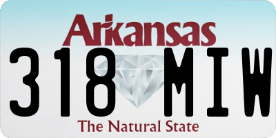 AR license plate 318MIW