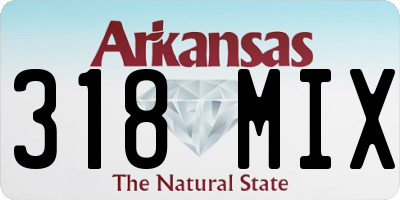 AR license plate 318MIX
