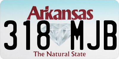 AR license plate 318MJB