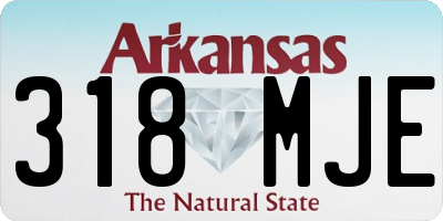 AR license plate 318MJE