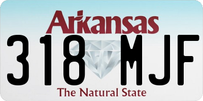 AR license plate 318MJF