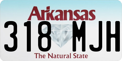 AR license plate 318MJH