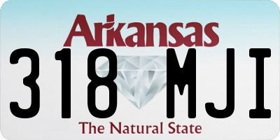 AR license plate 318MJI