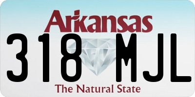 AR license plate 318MJL